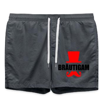 bräutigam - Badeshorts - Anthrazit - Vorne - AI Model Male 185 light (185cm)