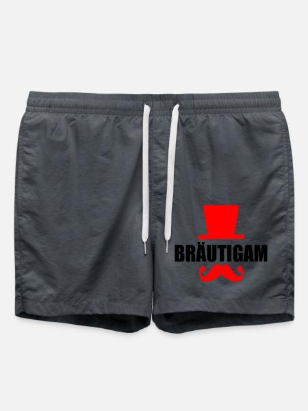 bräutigam - Badeshorts - Anthrazit