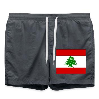 Libanon - Badeshorts - Anthrazit - Vorne - AI Model Male 185 light (185cm)