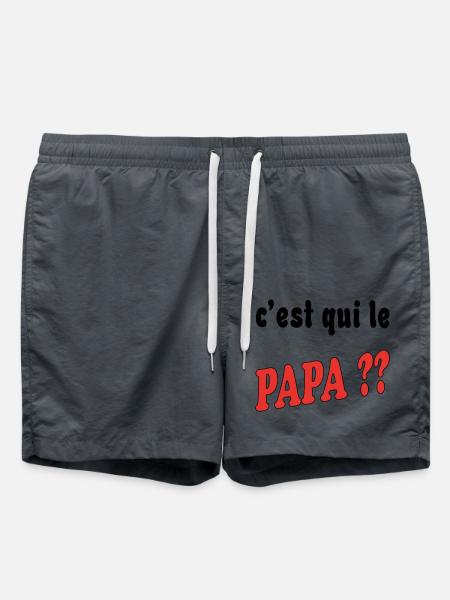 Who's the dad?? - Swim Trunks - anthracite