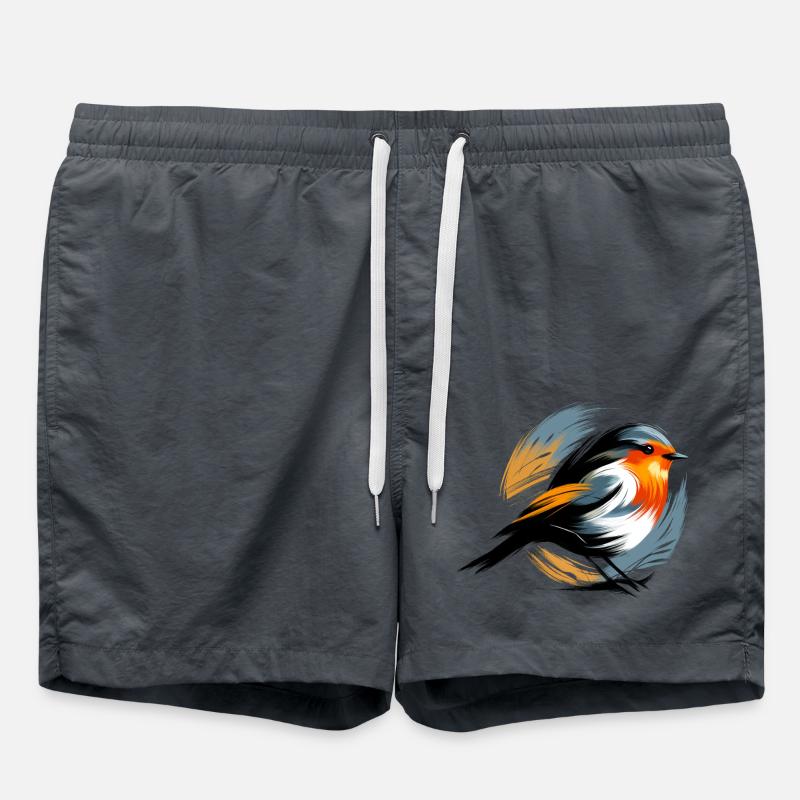 Robin - Swim Trunks - anthracite
