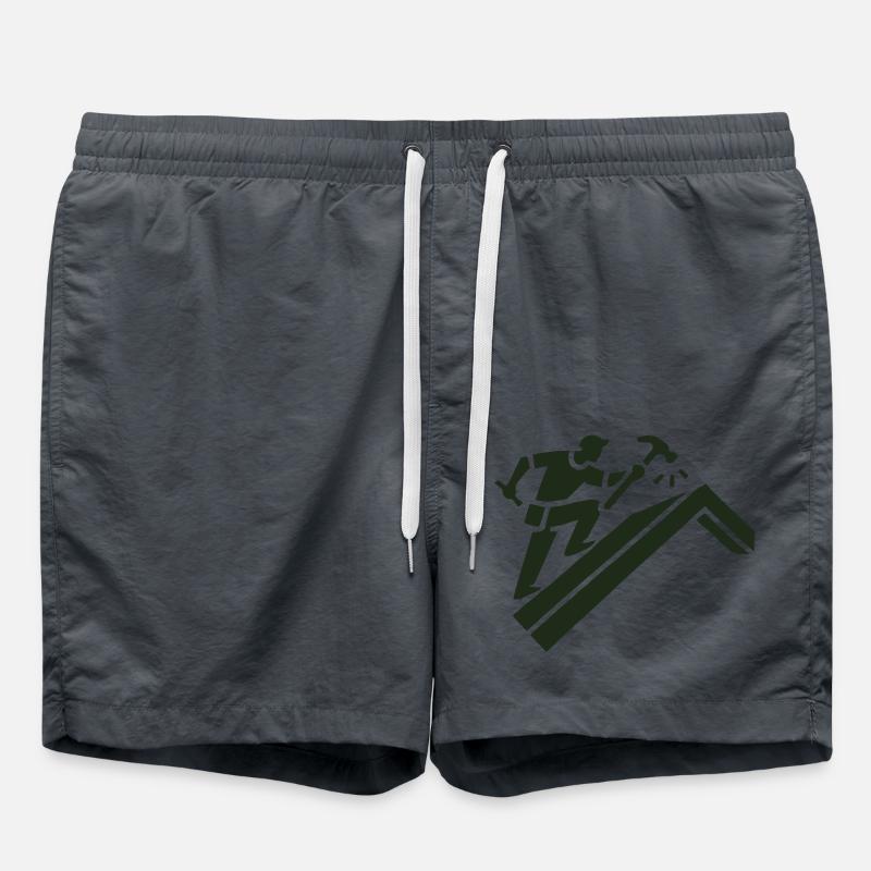 roofer - Swim Trunks - anthracite