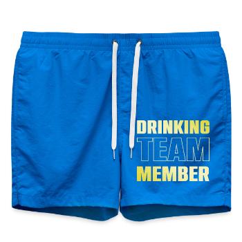 Drinking Team - Badeshorts - Cobalt blue - Vorne