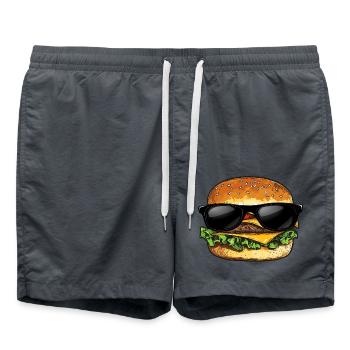 Hamburger Lunettes de soleil Burger - Short de bain - charbon - Devant - AI Model Male 185 light (185cm)