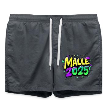 Malle 2025 Colorful - Swim Trunks - anthracite - Front - AI Model Male 185 light (185cm)