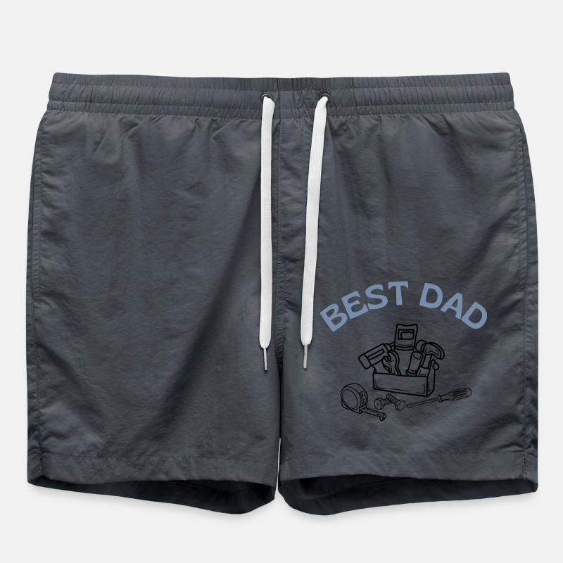 Best Dad - Swim Trunks - anthracite