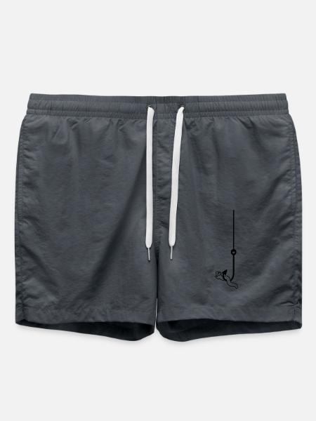 Worm On The Hook - Short de bain - charbon