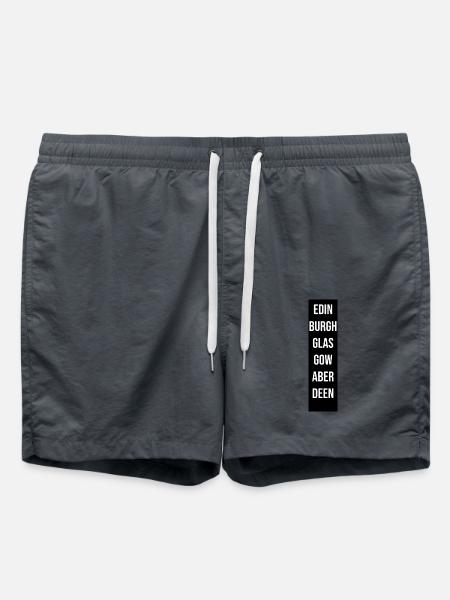 Edinburgh Glasgow Aberdeen Trip - Swim Trunks - anthracite
