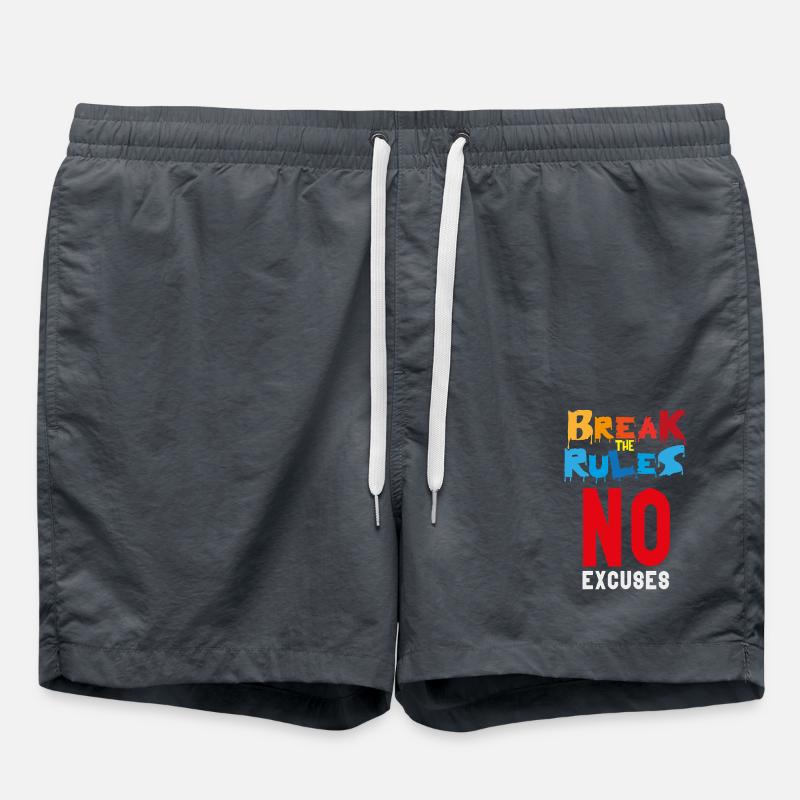 Break the Rules - Swim Trunks - anthracite