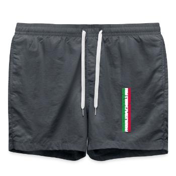 I Love Italy Tenue T-Shirt Design - Short de bain - charbon - Devant - AI Model Male 185 light (185cm)