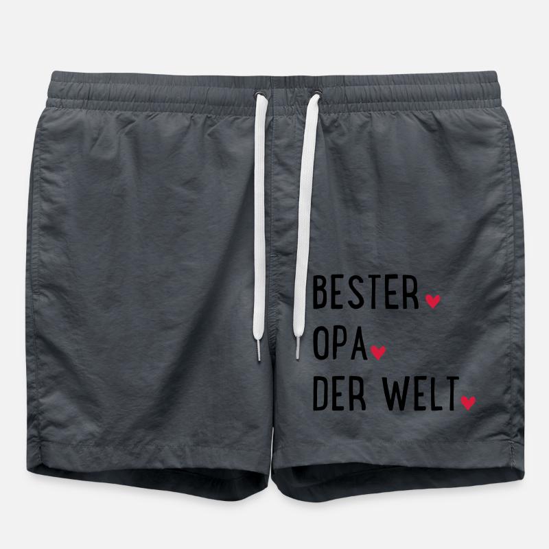 Opa - Badeshorts - Anthrazit