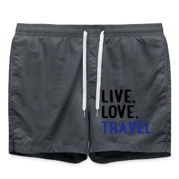 Voyage - Short de bain - charbon - Devant - AI Model Male 185 light (185cm)