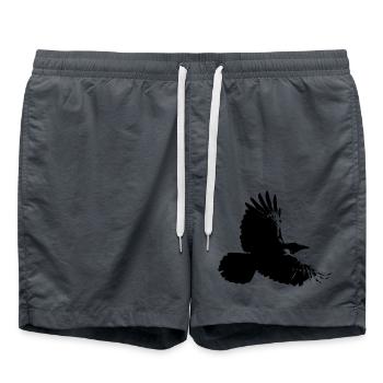 Corbeau - Short de bain - charbon - Devant - AI Model Male 185 light (185cm)