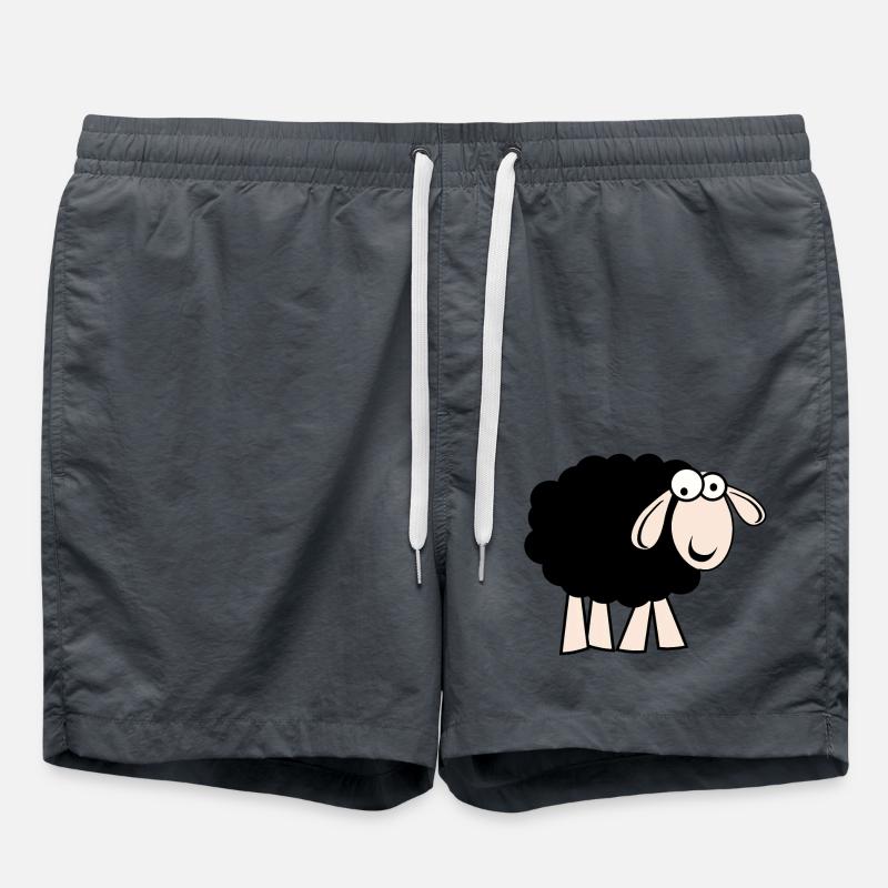 Mouton noir - Short de bain - charbon