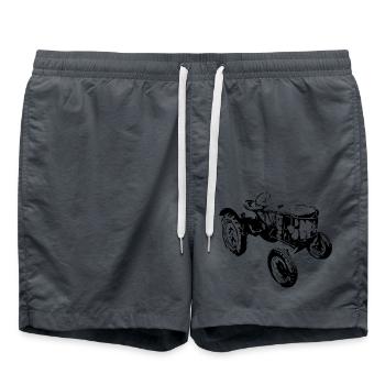 Traktor - Badeshorts - Anthrazit - Vorne - AI Model Male 185 light (185cm)