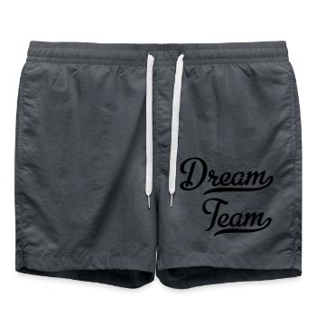 Dream Team - Badeshorts - Anthrazit - Vorne - AI Model Male 185 light (185cm)