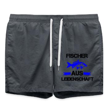 Des pêcheurs passionnés - Short de bain - charbon - Devant - AI Model Male 185 light (185cm)