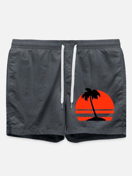 Île Palm - Short de bain - charbon