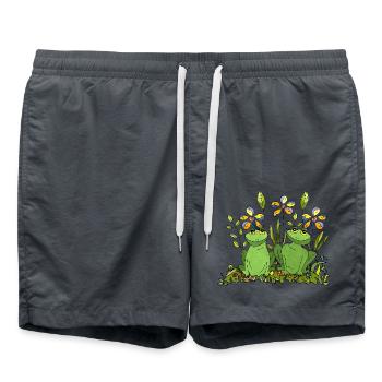 Frogs - Swim Trunks - anthracite - Front - AI Model Male 185 light (185cm)