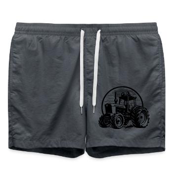 Traktor - Badeshorts - Anthrazit - Vorne - AI Model Male 185 light (185cm)