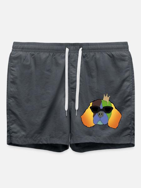 King Einstein - Badeshorts - Anthrazit