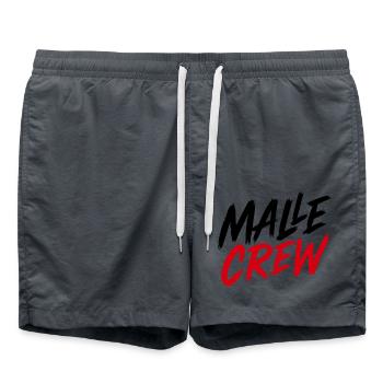 Malle Crew Mallorca - Short de bain - charbon - Devant - AI Model Male 185 light (185cm)