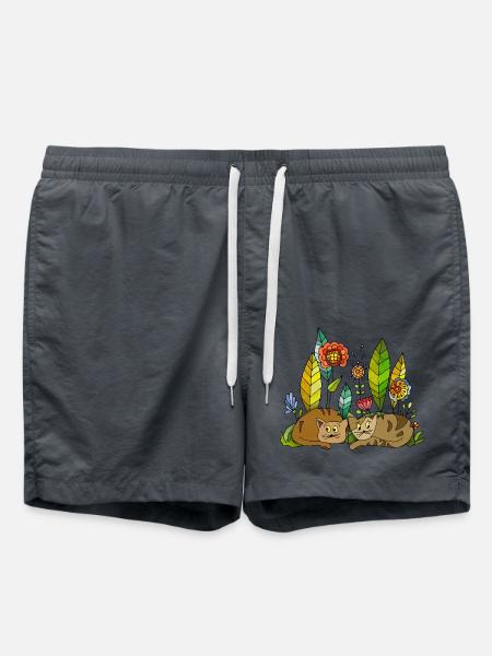 Cats - Swim Trunks - anthracite