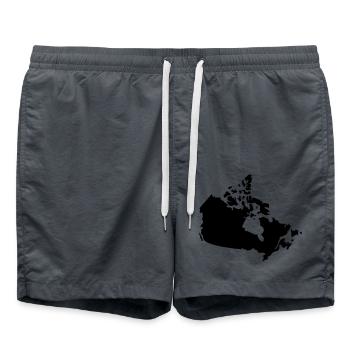 Pays du Canada - Short de bain - charbon - Devant - AI Model Male 185 light (185cm)