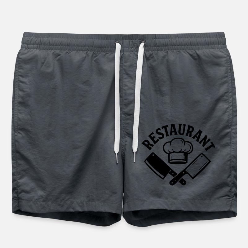 Restaurant - Badeshorts - Anthrazit
