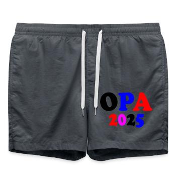 Papy 2025 - Short de bain - charbon - Devant - AI Model Male 185 light (185cm)