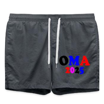 Grandma 2025 - Swim Trunks - anthracite - Front - AI Model Male 185 light (185cm)