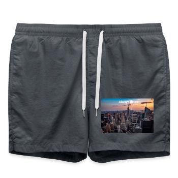 Repos urbain du soir - Short de bain - charbon - Devant - AI Model Male 185 light (185cm)