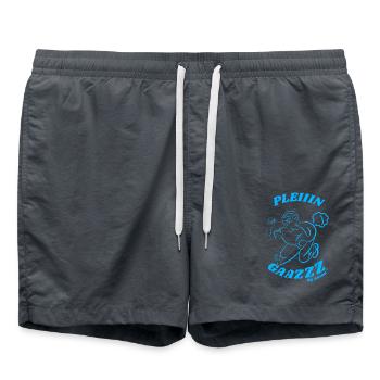 Plein Gaz style couleur L'OM - Short de bain - charbon - Devant - AI Model Male 185 light (185cm)