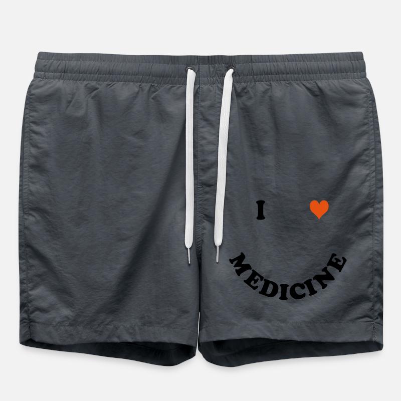 medicine - Swim Trunks - anthracite