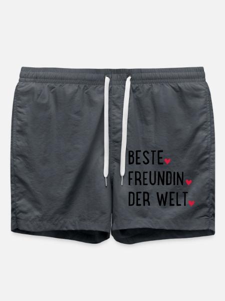 Best friend - Swim Trunks - anthracite