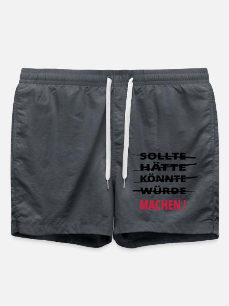 Sollte Könnte Machen ! - Badeshorts - Anthrazit