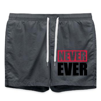 Jamais jamais bar - Short de bain - charbon - Devant - AI Model Male 185 light (185cm)