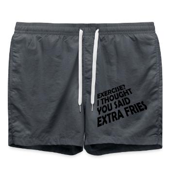 Exercice Extra Fries Citation - Short de bain - charbon - Devant - AI Model Male 185 light (185cm)