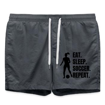 Football coach Football Footballer Football player - Swim Trunks - anthracite - Front - AI Model Male 185 light (185cm)