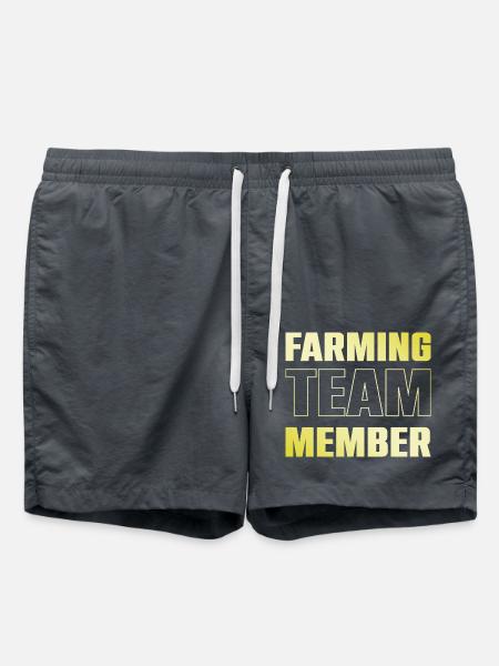 Farming Team - Badeshorts - Anthrazit