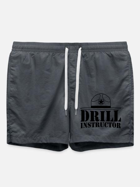 Sheriff Drill Instructor - Swim Trunks - anthracite