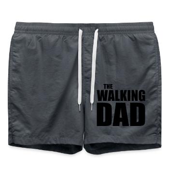 The walking dad - Short de bain - charbon - Devant - AI Model Male 185 light (185cm)