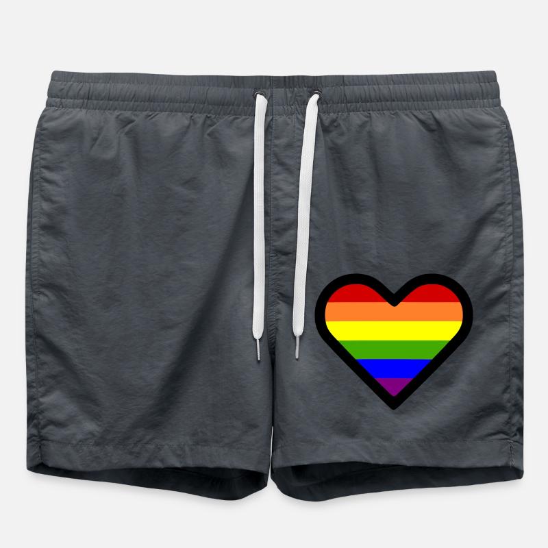 Lgbt - Swim Trunks - anthracite