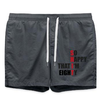 80 - Swim Trunks - anthracite - Front - AI Model Male 185 light (185cm)