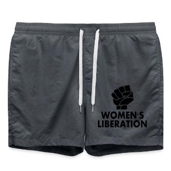 Womens liberation - Short de bain - charbon - Devant - AI Model Male 185 light (185cm)