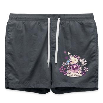 Je t’aime, mon ami - Short de bain - charbon - Devant - AI Model Male 185 light (185cm)