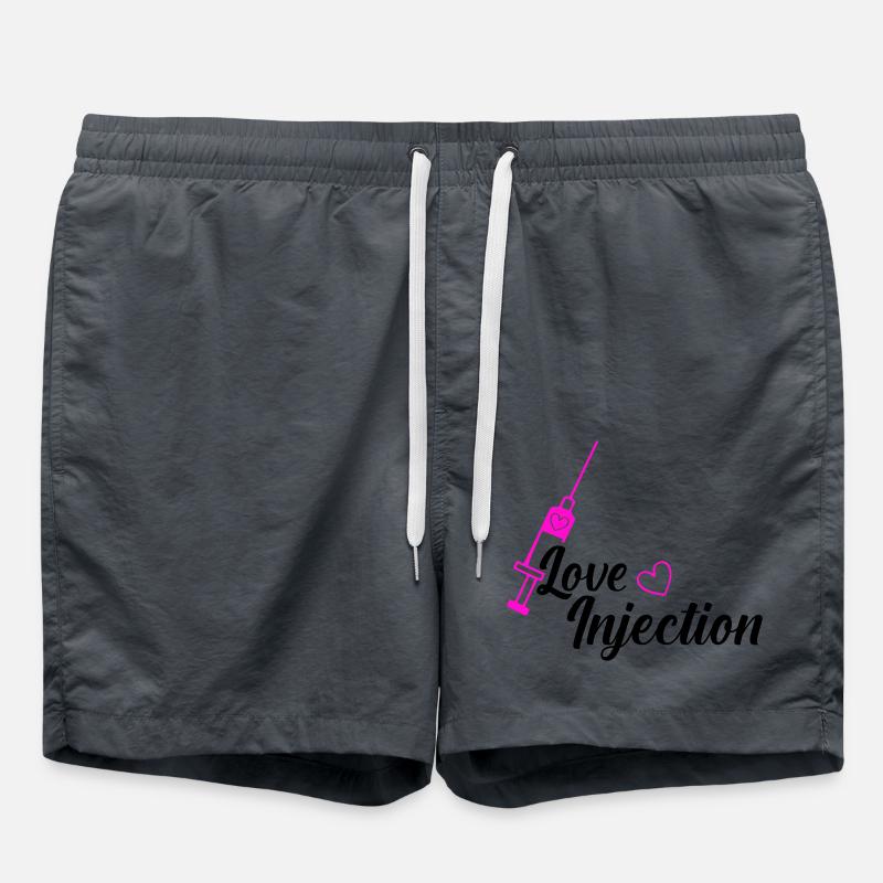 love injection - Swim Trunks - anthracite