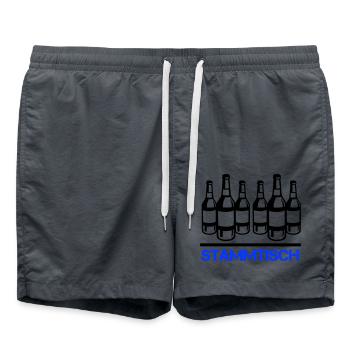table de tige de bouteille de bière - Short de bain - charbon - Devant - AI Model Male 185 light (185cm)