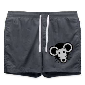 Trou de souris Trou de souris Trou de souris Peeps Mignon Drôle Bande dessinée - Short de bain - charbon - Devant - AI Model Male 185 light (185cm)