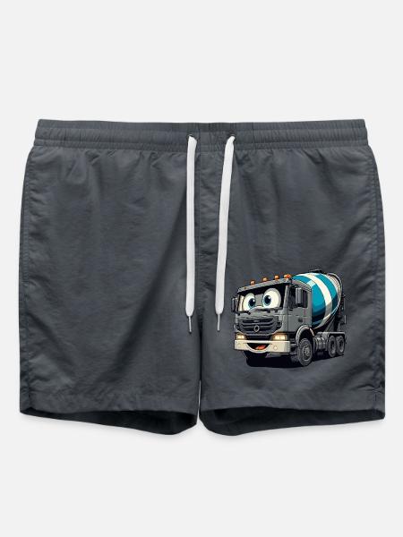 Cement Mixer Junior - Swim Trunks - anthracite